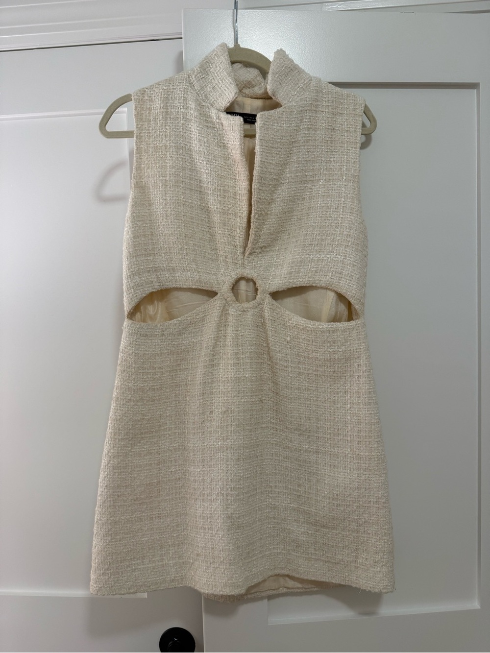 Zara Tweed Cutout Dress